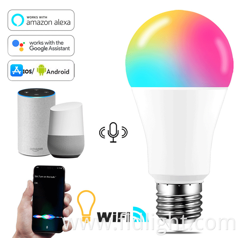 Cold&Warm Smart Light Bulb Voice Control Work With Alexa Google Home